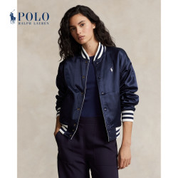 ralphlauren拉夫劳伦女装24年春宽松版徽标两面穿飞行员夹克