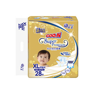 大王 GOO.N光羽系列婴儿纸尿裤 XL28（12-17kg）