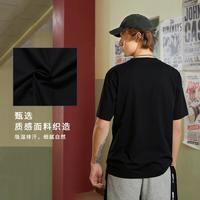 李宁 LI-NING短袖T恤男式夏季亲肤透气圆领文化衫宽松休闲运动上衣