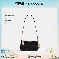 COACH 蔻驰 女士经典标志牛仔丹宁PENN单肩包高级感