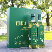 huishan 徽 一级冷榨黄山有机野山茶籽油纯正食用油礼盒装孕妇适用500ML*一瓶