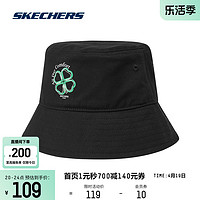 SKECHERS 斯凯奇 2023冬新款男女同款旅游休闲渔夫帽时尚遮阳帽子