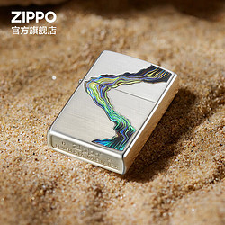 ZIPPO 之宝 川流不息 防风煤油打火机 单机