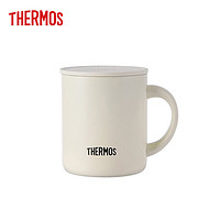 THERMOS 膳魔师 保温杯280ml日本进口真空不锈钢简约办公室水杯带盖咖啡杯 JDG-281C MWH