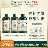 THE BODY SHOP TheBodyShop美体小铺生姜洗发水洗发露*2+护发素