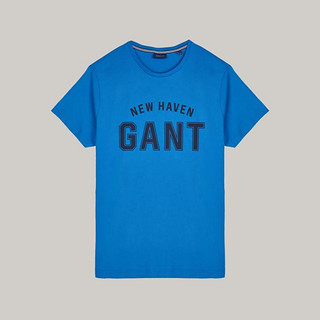 GANT 甘特 夏季男士休闲运动针织短袖重磅T恤|2053010