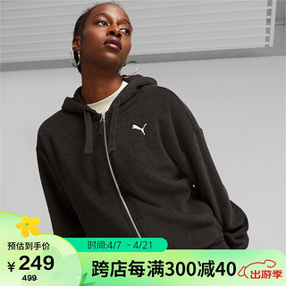 PUMA 彪马 女子 基础外套 678382-01黑色 亚洲码M(160/84A)