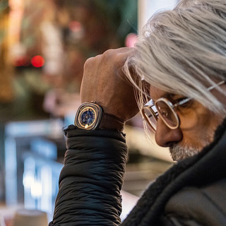 SEVENFRIDAY七个星期五 T系列 方盘瑞士机械皮带男表 T2/04