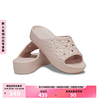 卡骆驰crocs经典榴莲云朵凉拖女鞋|209564 石英粉-6UR 37/38(240mm)