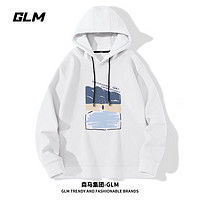 GLM 森马集团GLM春季新款连帽卫衣男ins潮日系宽松青少年外穿运动上衣
