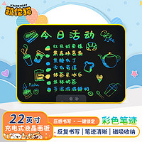凯伦猫 22英寸 液晶手写板儿童画板电子写字手写绘画涂鸦幼儿园女孩