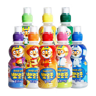 Pororo 啵乐乐儿童饮料韩国混合果味饮品（水蜜桃味）235ml