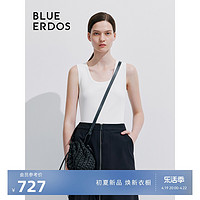 BLUE ERDOS 24春夏新款U领修身背心B245D2001