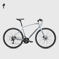 SPECIALIZED 闪电 SIRRUS 3.0 铝合金健身通勤平把公路骑行城市休闲自行车 晨雾色/光泽金属深海洋 L