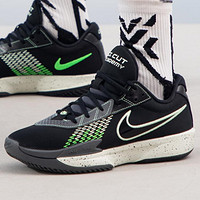 NIKE 耐克 篮球鞋男鞋2024春季休闲鞋Air Zoom G.T. Cut 3实战运动鞋 FB2598-001黑色 42