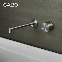 GABO 观博 低铅铜暗装洗脸盆嵌入墙出冷热入墙式面盆水龙头18M013A2