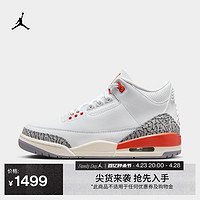 NIKE 耐克 Jordan官方耐克乔丹AJ3复刻休闲鞋女子运动鞋夏季个性时尚CK9246