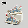 Jeep 吉普 儿童新款运动凉鞋-24SSA891 蓝灰色 单层 灰蓝 27码