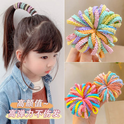 米奇飞飞 儿童扎头头发橡皮筋发圈头绳女童宝宝发饰不伤发女孩皮筋发