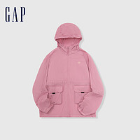 Gap 盖璞 女遮阳连帽外套 874489 粉红色 L