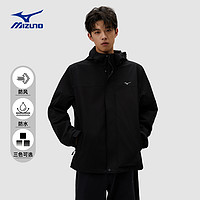 Mizuno 美津浓 24年春季新款男女同款功能运动防水外套K2CE41D2