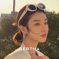 Bertha 复古凯旋墨镜女士高级感2024猫眼太阳眼镜防紫外线高级感显瘦