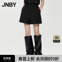 JNBY/江南布衣24春夏短裤休闲宽松阔腿通勤5O4E12160 001/本黑 XL