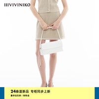 IIIVIVINIKO2024春季时髦百搭卷边小A短半身裙女M413809619C 浅灰 S