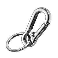 RIMEI 金达日美 男士创意钥匙扣环表面镀铬不锈钢钥匙圈送男友生日礼物 RMA270
