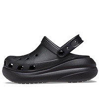 crocs 卡骆驰 中性厚底包头坡跟沙滩鞋泡芙洞洞鞋凉拖鞋207521-001