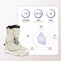 冷山NITRO滑雪鞋STEP ON快穿雪鞋固定器套装单双背板男女2324