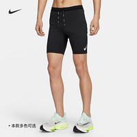 Nike耐克DRI-FIT ADV男速干跑步紧身短裤夏季晨跑反光FN3370