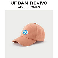 URBAN REVIVO女士配件印花鸭舌棒球帽AW17BA4X2003