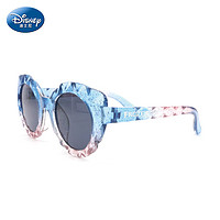 Disney 迪士尼 儿童太阳镜女童墨镜卡通可爱宝宝防紫外线眼镜六一儿童节礼物 蓝色 6-12岁