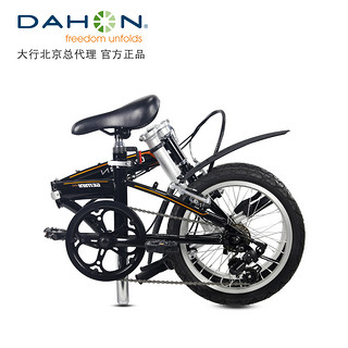 DAHON 大行 折叠车 大行16寸通勤折叠自行车3速成人学生休闲通勤单车 BAT630 黑色