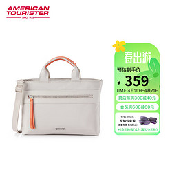 AMERICAN TOURISTER 美旅 箱包美旅時尚輕商務手提包簡約單肩斜挎包QV5