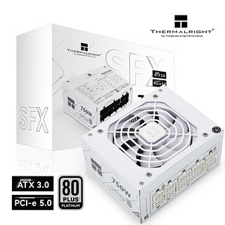 利民 额定850W TR-TPFX850  SFX ATX3.0 压纹线版 TR-TPFX 750-W SFX白金白色全模组