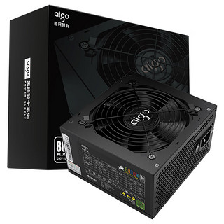 aigo 爱国者 额定600W 黑暗骑士600DH 黑色 白牌直出 电脑主机电源（80PLUS/压纹线/大单路）GP600