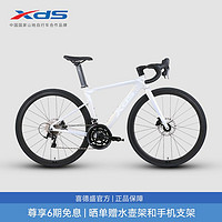 百亿补贴：XDS 喜德盛 公路自行车2024款桶轴版AD350内走线破风车架油压碟刹20速