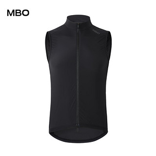 MBO/迈森兰 迈森兰（MBO）骑行服男款万川轻量透气防水防风户外运动马甲 万川-黑色 L