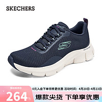 SKECHERS 斯凯奇 女子轻便厚底跑鞋网布缓震运动鞋149886 限码35  36