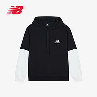 new balance NB 潮流百搭户外运动休闲连帽套头卫衣 AMT13342-BK