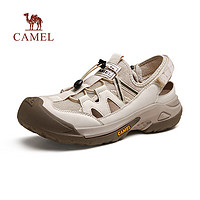 CAMEL 骆驼 2024夏季徒步凉鞋软弹缓震包头防撞网孔透气舒适休闲鞋 G14M342657 黑色 38
