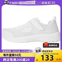 SKECHERS 斯凯奇 斯凯女童鞋休闲鞋运动鞋青少年透气魔术贴跑步鞋302450L