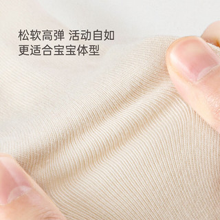 babylove婴儿连裤袜春款袜子宝宝过膝袜长筒高弹不勒腿百搭打底裤 烟灰 L（1-2岁）