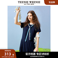 TEENIE WEENIE TeenieWeenie小熊奥莱春女装连衣裙海军领学院风裙子裙