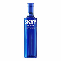 SKYY 深蓝 名企严选 深蓝伏特加 SKYY VODKA 蓝天伏特加 原瓶进口洋酒烈酒  750mL 1瓶