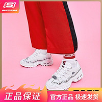 百亿补贴：SKECHERS 斯凯奇 女子 D'LITES系列时尚绑带运动鞋 休闲鞋 13408/WNVR