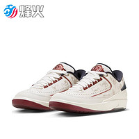 NIKE 耐克 烽火 AIR JORDAN 2 AJ2 CNY龙年限定 低帮复古篮球鞋 FJ5736 100 FJ5736-100 35.5