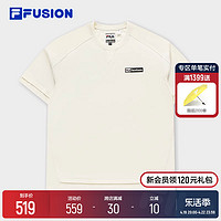 FILA 斐乐 FUSION x FACETASM斐乐潮牌男子针织短袖衫2024夏季新款T恤